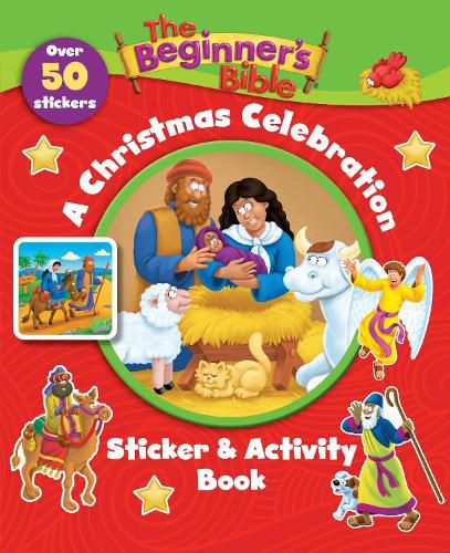 Cover image for The Beginner's Bible A Christmas Celebration Sticker and Activity Book