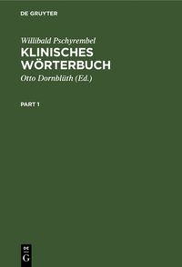 Cover image for Klinisches Woerterbuch: Mit Klinischen Syndromen