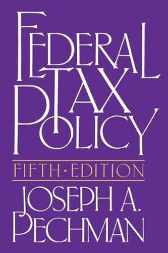 Cover image for Federal Tax Policy