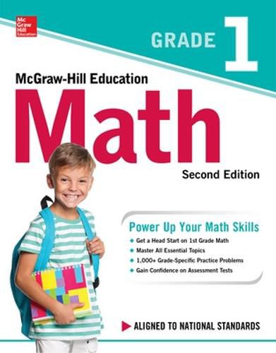 Cover image for McGraw-Hill Education Math Grade 1, Second Edition