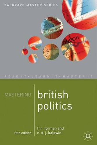 Cover image for Mastering British Politics