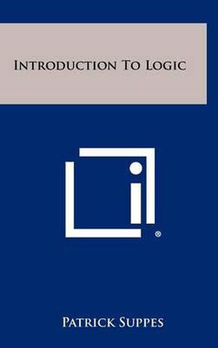 Cover image for Introduction to Logic