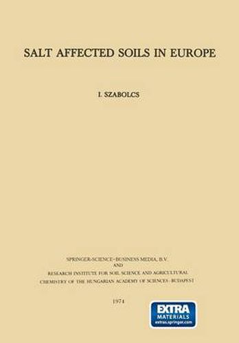 Cover image for Salt Affected Soils in Europe