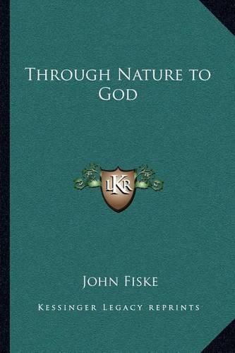 Cover image for Through Nature to God