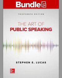 Cover image for Gen Combo Looseleaf the Art of Public Speaking; Connect Access Card