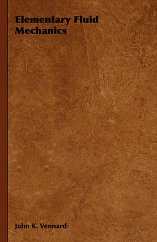 Cover image for Elementary Fluid Mechanics