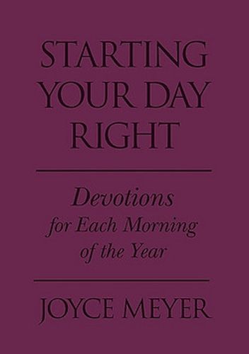 Starting Your Day Right (Purple Imitation Leather): Devotions for Each Morning of the Year