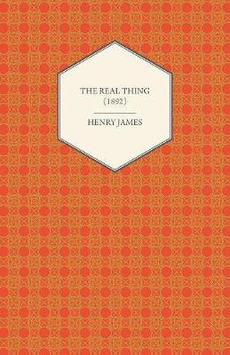 Cover image for The Real Thing (1892)