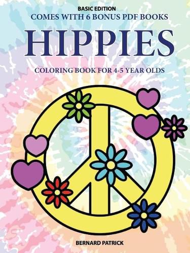 Cover image for Coloring Book for 4-5 Year Olds (Hippies)