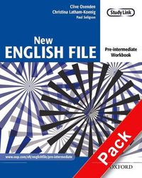 Cover image for New English File: Pre-intermediate: Workbook with MultiROM Pack: Six-level general English course for adults