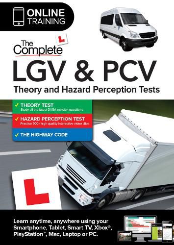 Cover image for The Complete LGV & PCV Theory & Hazard Perception Tests (Online Subscription)