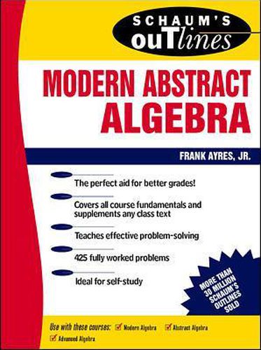 Cover image for Schaum's Outline of Modern Abstract Algebra