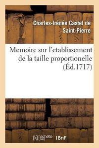 Cover image for Memoire Sur l'Etablissement de la Taille Proportionelle