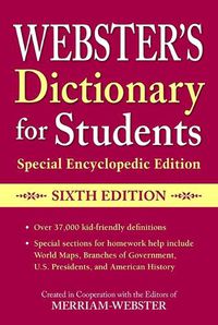 Cover image for Webster's Dictionary for Students, Special Encylopedic Edition