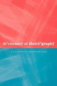 Cover image for Dictionary of Lexicography