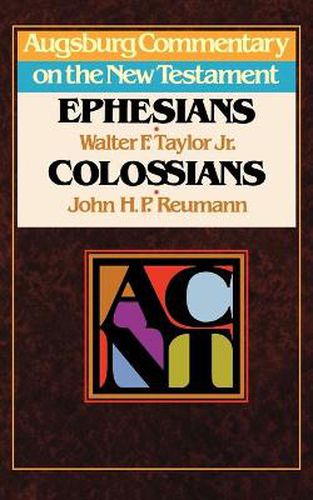 Cover image for ACNT - Ephesians, Colossians