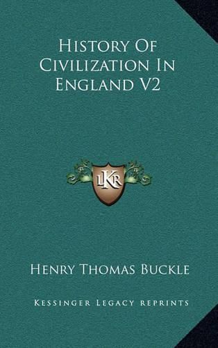 History of Civilization in England V2