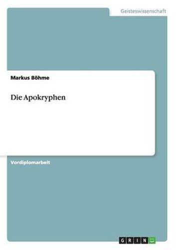 Cover image for Die Apokryphen