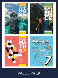 Cover image for Oxford Value Pack Australian Curriculum 7 2025 (print+1yr digital licence)