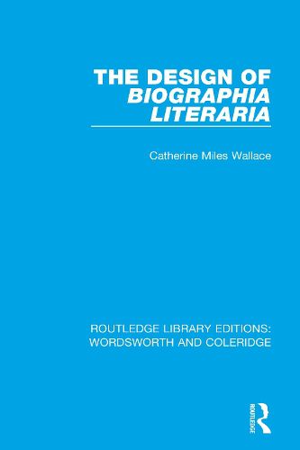 Cover image for The Design of Biographia Literaria