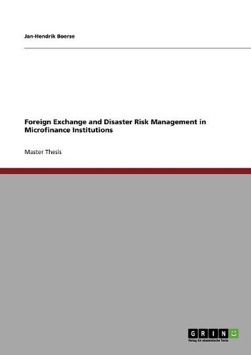 Cover image for Foreign Exchange and Disaster Risk Management in Microfinance Institutions