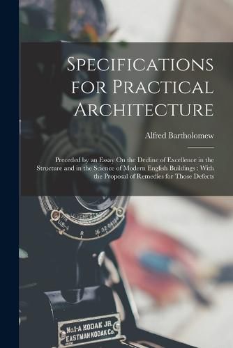 Cover image for Specifications for Practical Architecture