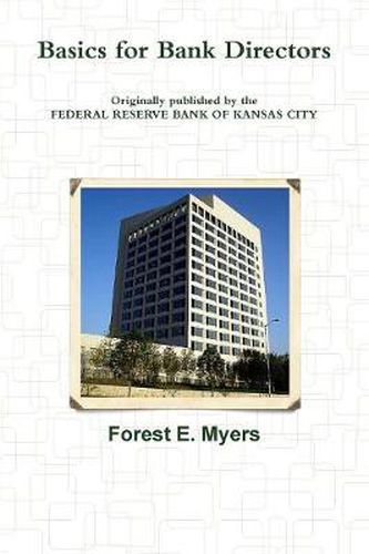 Cover image for Basics for Bank Directors