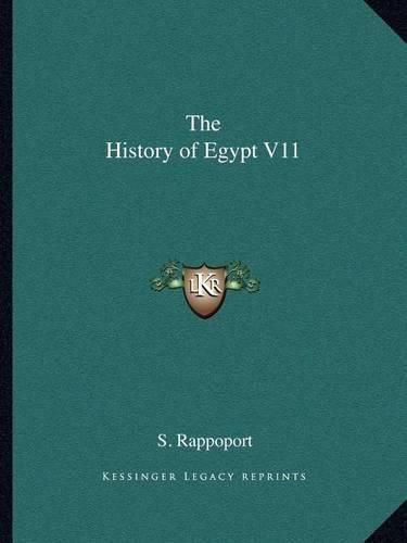 The History of Egypt V11