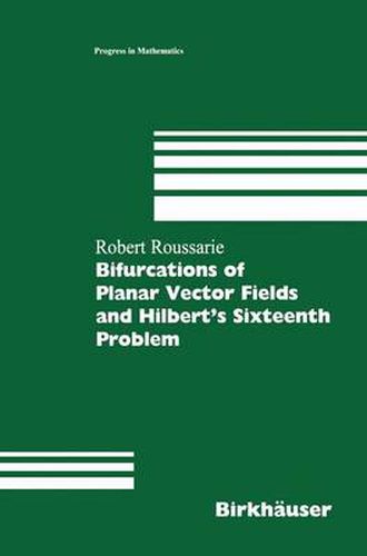 Cover image for Bifurcations of Planar Vector Fields and Hilbert's Sixteenth Problem