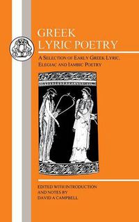 Cover image for Greek Lyric Poetry