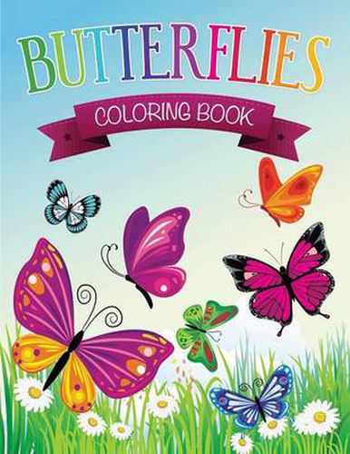 Cover image for Butterflies Coloring Book