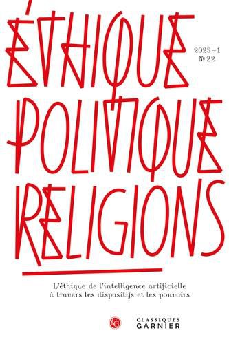 Cover image for Ethique, Politique, Religions