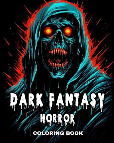 Cover image for Dark Fantasy Horror Coloring Book