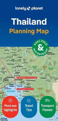 Cover image for Lonely Planet Thailand Planning Map