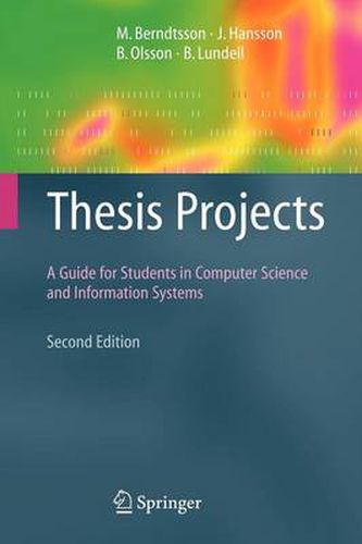 Cover image for Thesis Projects: A Guide for Students in Computer Science and Information Systems