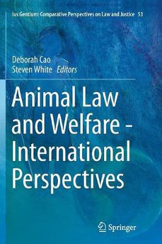 Cover image for Animal Law and Welfare - International Perspectives