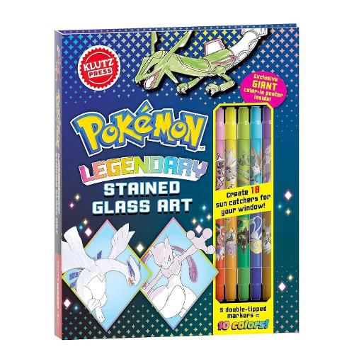 Cover image for Legendary Pokemon Stained Glass Art