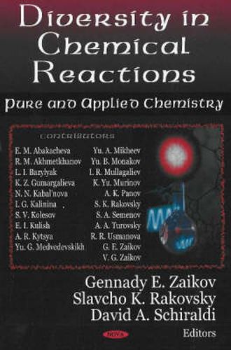 Cover image for Diversity in Chemical Reactions: Pure & Applied Chemistry