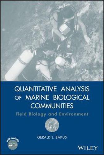 Cover image for Quantitative Analysis of Marine Biological Communities: Field Biology and Environment