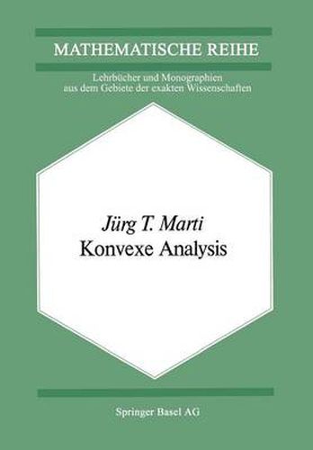 Cover image for Konvexe Analysis