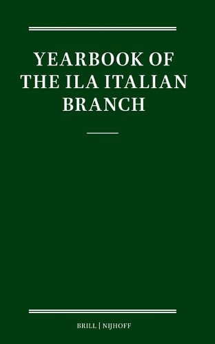 Cover image for Yearbook of the ILA Italian Branch