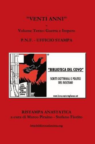 Cover image for Venti Anni - Volume Terzo