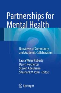 Cover image for Partnerships for Mental Health: Narratives of Community and Academic Collaboration