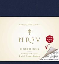 Cover image for NRSV XL, Catholic Edition, Hardcover, Navy: Holy Bible