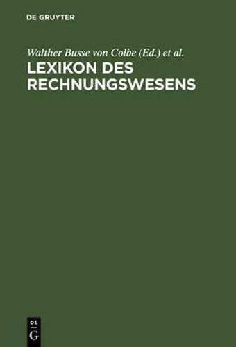 Cover image for Lexikon des Rechnungswesens