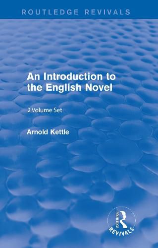 Cover image for An Introduction to the English Novel (2 Vols)