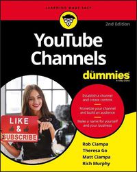 Cover image for YouTube Channels For Dummies, 2nd Edition