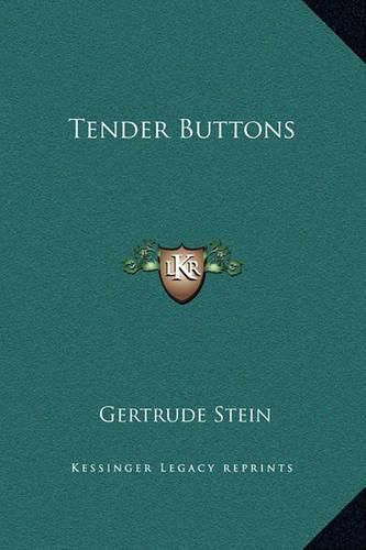 Tender Buttons