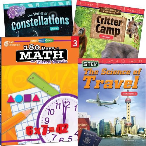 Cover image for Learn-at-Home: Explore Math Bundle Grade 3: 4-Book Set