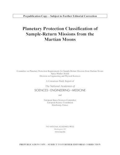 Cover image for Planetary Protection Classification of Sample Return Missions from the Martian Moons